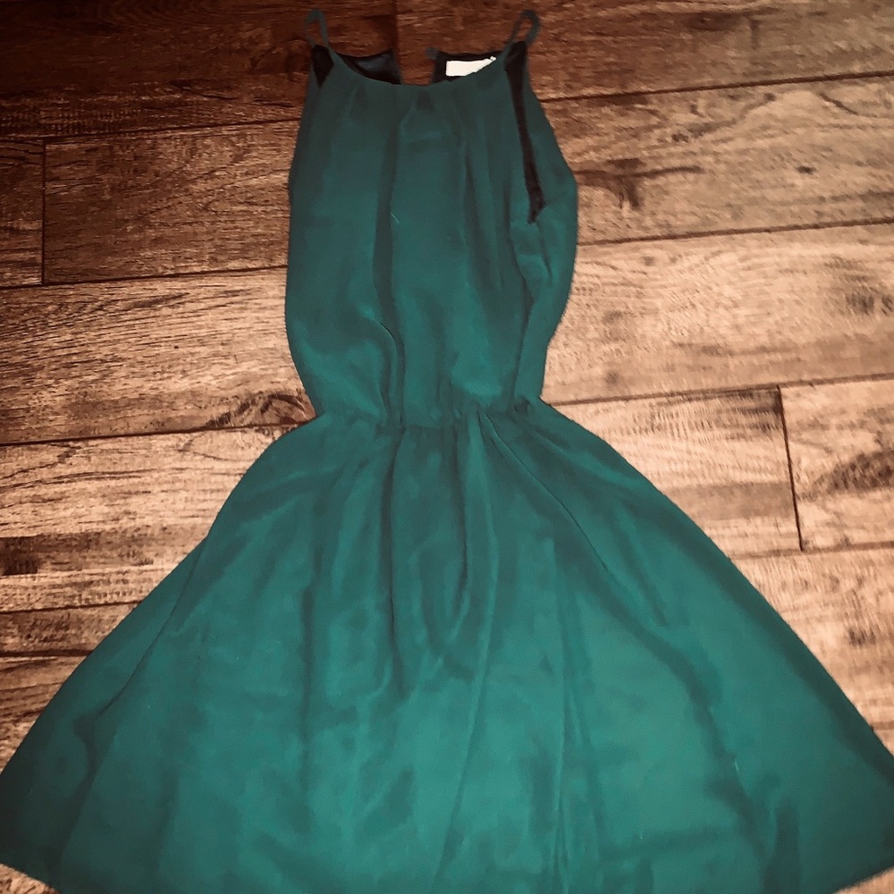 Green Juniors Dress From Francesca’s